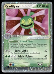 Cradily ex Team Magma vs Team Aqua #90/95 Holo Pokemon Card