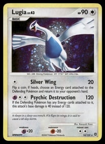 Lugia Secret Wonders #14/132 Holo Pokemon Card