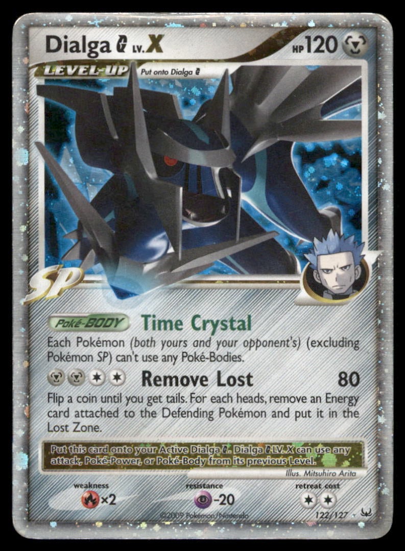 Dialga G LV.X Platinum #122/127 Holo Pokemon Card (1 of 2)