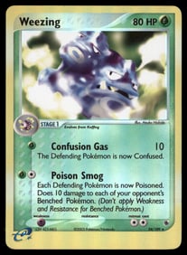 Weezing Ruby and Sapphire #24/109 Holo Pokemon Card