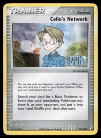 Celio's Network Stamped Crystal Guardians #73/100 Holo Pokemon Card