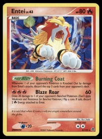 Entei Secret Wonders #4/132 Holo Pokemon Card