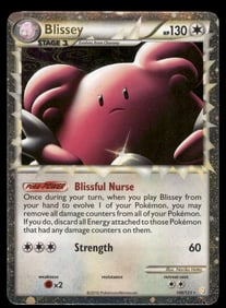 Blissey (Prime) HeartGold SoulSilver #106/123 Holo Pokemon Card
