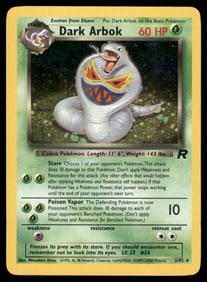 Dark Arbok (2) Team Rocket #02/82 Holo Pokemon Card