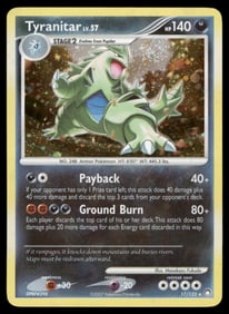Tyranitar Mysterious Treasures #17/123 Holo Pokemon Card