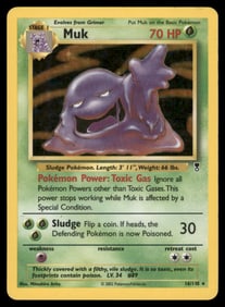 Muk (13) Fossil #13/62 Holo Pokemon Card
