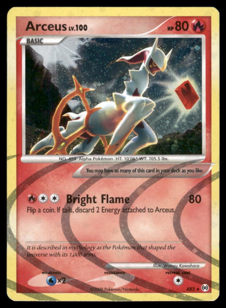 Arceus (AR3) Arceus #AR3 Holo Pokemon Card: We offer combined shipping on multiple items. Buyers may also arrange their own shipping. LiveShipping is a separate and independent option for shipping that is NOT a part of the auction house or thei