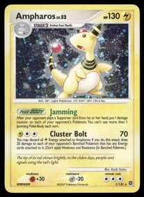 Ampharos Secret Wonders #1/132 Holo Pokemon Card
