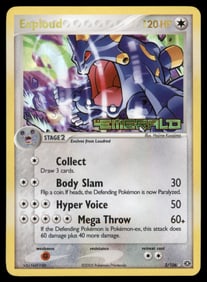 Exploud Stamped Emerald #3/106 Holo Pokemon Card