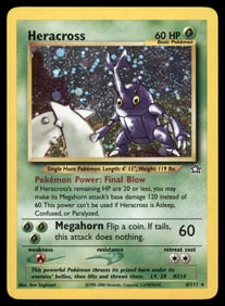 Heracross Neo Genesis #006/111 Holo Pokemon Card