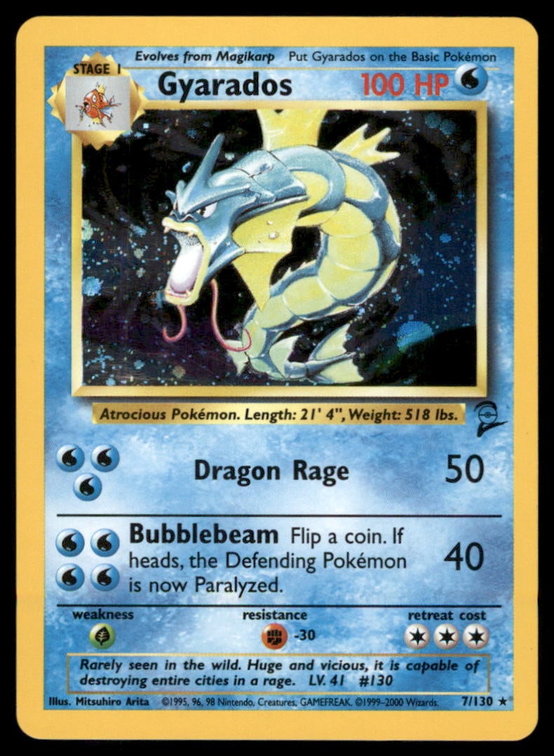 Gyarados Base Set 2 #007/130 Holo Pokemon Card: We offer combined shipping on multiple items. Buyers may also arrange their own shipping. LiveShipping is a separate and independent option for shipping that is NOT a part of the auction house or thei