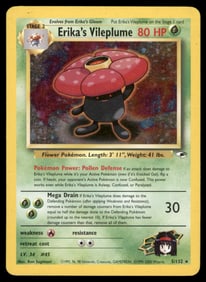 Erika's Vileplume Gym Heroes #005/132 Holo Pokemon Card