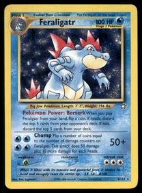 Feraligatr (4) Neo Genesis #004/111 Holo Pokemon Card