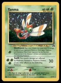 Yanma (36) Neo Discovery #36/75 Holo Pokemon Card
