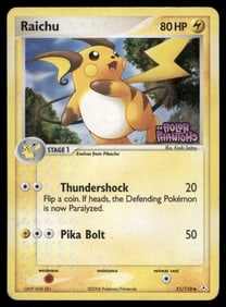 Raichu Stamped Holon Phantoms #51/110 Holo Pokemon Card