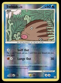 Swinub Legends Awakened #123/146 Holo Pokemon Card