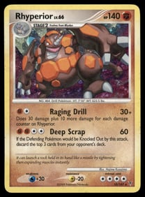 Rhyperior Supreme Victors #10 Holo Pokemon Card