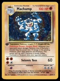 Machamp Deck Exclusives #008/102 Holo Pokemon Card