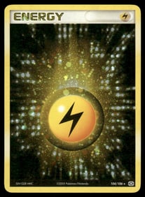 Lightning Energy Emerald #104/106 Holo Pokemon Card