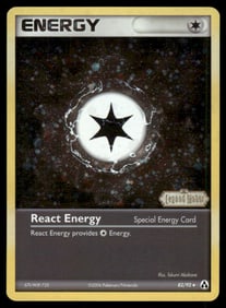 React Energy Stamped Legend Maker #82/92 Holo Pokemon Card