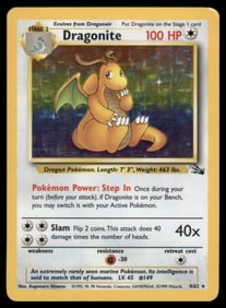 Dragonite (4) Fossil #04/62 Holo Pokemon Card