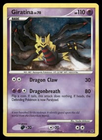 Giratina (28) Platinum #28/127 Holo Pokemon Card