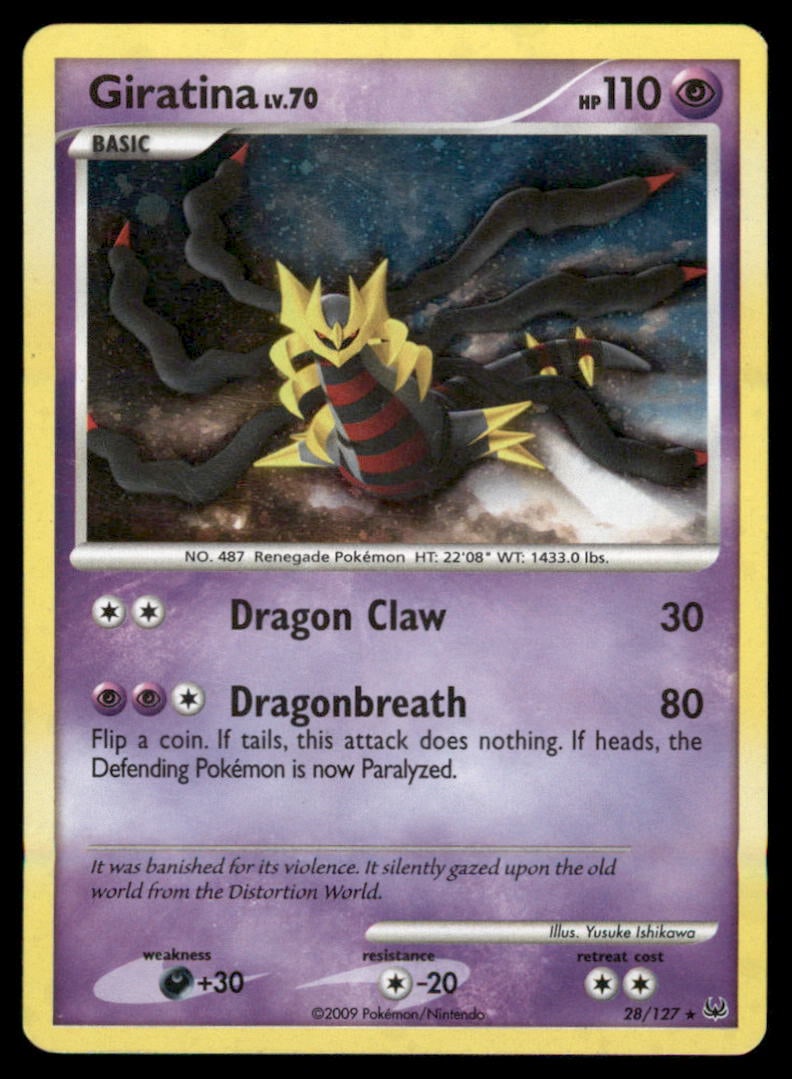 Giratina (28) Platinum #28/127 Holo Pokemon Card: We offer combined shipping on multiple items. Buyers may also arrange their own shipping. LiveShipping is a separate and independent option for shipping that is NOT a part of the auction house or thei