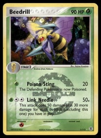 Beedrill FireRed & LeafGreen #1/112 Holo Pokemon Card