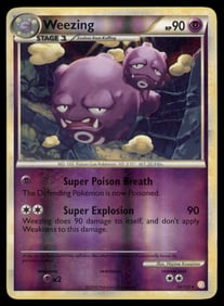 Weezing HeartGold SoulSilver #34/123 Holo Pokemon Card