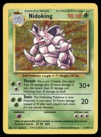 Nidoking Base Set #011/102 Holo Pokemon Card