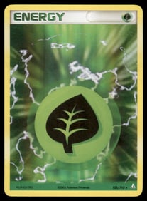 Grass Energy Holon Phantoms #105/110 Holo Pokemon Card