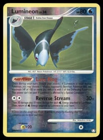 Lumineon Mysterious Treasures #11/123 Holo Pokemon Card