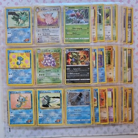 Lot of 144 ALL VINTAGE Pokemon Cards