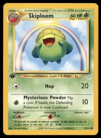 Skiploom Neo Revelation #52/64 1st. ED. Pokemon Card