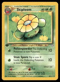 Skiploom Neo Genesis #049/111 1st. ED. Pokemon Card