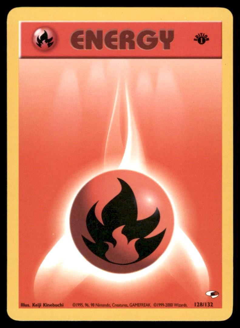 Fire Energy Gym Challenge #128/132 1st. ED. Pokemon Card: We offer combined shipping on multiple items. Buyers may also arrange their own shipping. LiveShipping is a separate and independent option for shipping that is NOT a part of the auction house or thei
