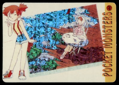 Misty Holo Prism Sticker Japanese Pokemon Card Pocket Monsters