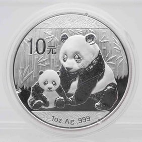 2012 Chinese Panda 1oz Silver Coin