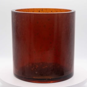 Antique Mercury Glass Hurricane Candle Holder