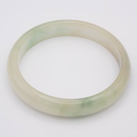 Chinese White Jade Bangle