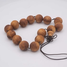 Chinese Yabai Wood Bead Bracelet