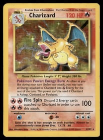 Charizard Base Set #004/102 Holo Pokemon Card