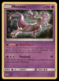 Mewtwo SM Promos #SM214 Holo Pokemon Card