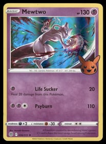 Mewtwo Trick or Trade BOOster Bundle #056/172 Holo Pokemon Card
