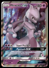 Mewtwo GX Hidden Fates #31/68 Holo Pokemon Card