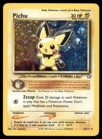 Pichu Neo Genesis #012/111 Holo Pokemon Card