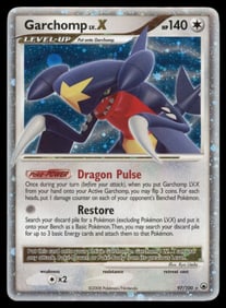 Garchomp LV.X Majestic Dawn #97/100 Holo Pokemon Card