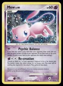 Mew Secret Wonders #15/132 Holo Pokemon Card