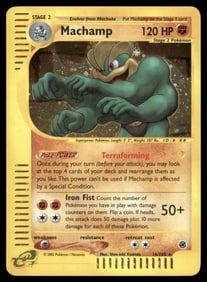 Machamp (16) Expedition #016/165 Holo Pokemon Card