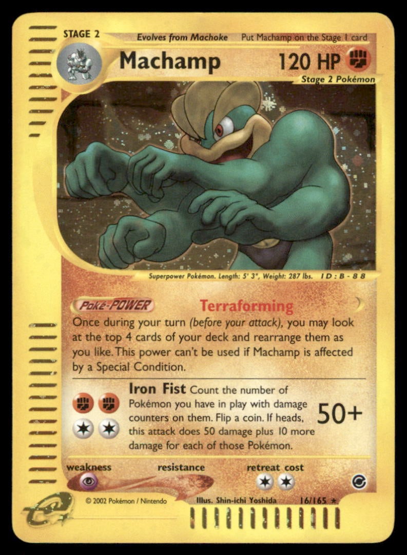 Machamp (16) Expedition #016/165 Holo Pokemon Card: We offer combined shipping on multiple items. Buyers may also arrange their own shipping. LiveShipping is a separate and independent option for shipping that is NOT a part of the auction house or thei